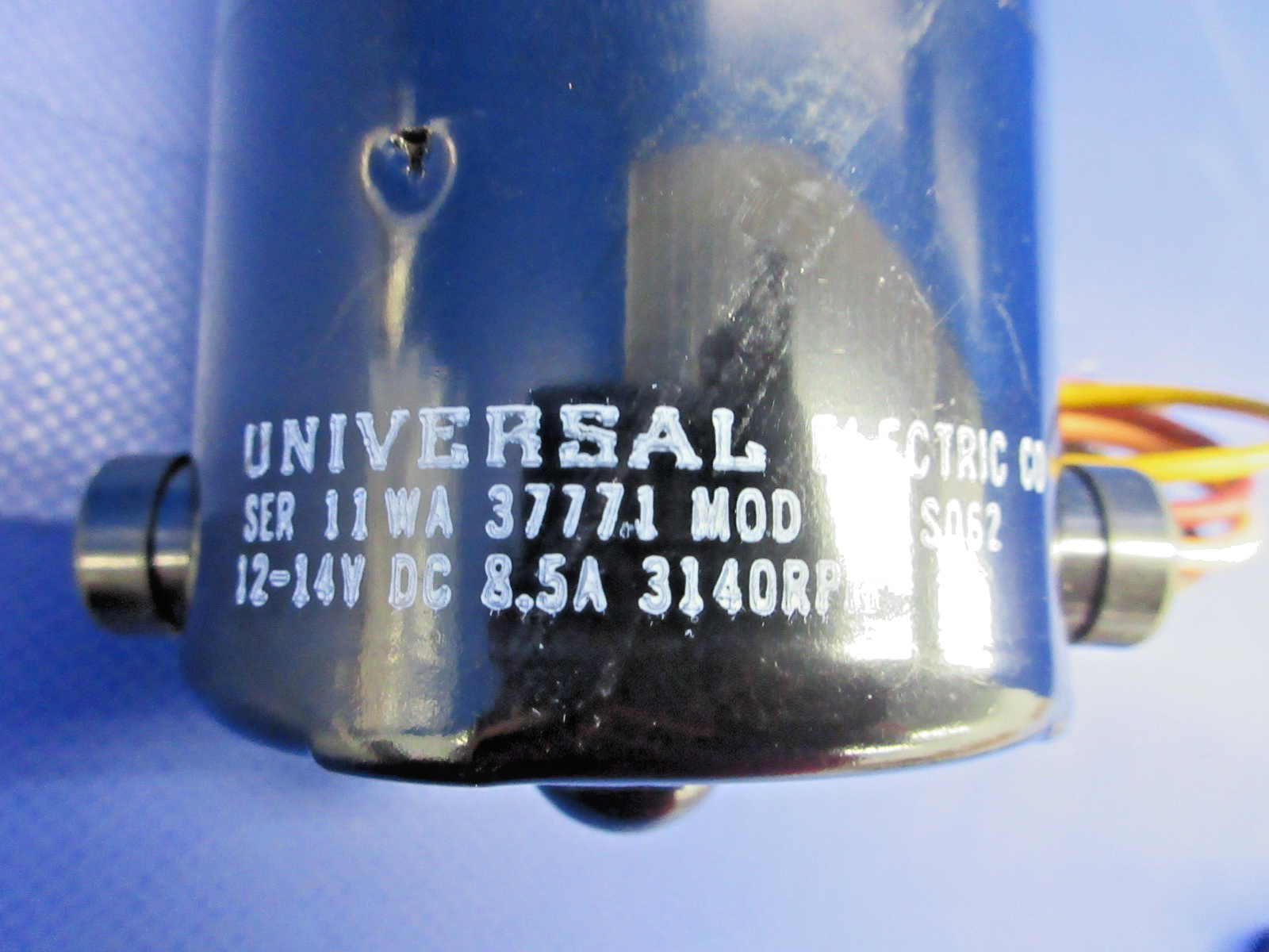 #Universal Electric Motor 12/14V P/N 475210 TESTED (0626-722)2