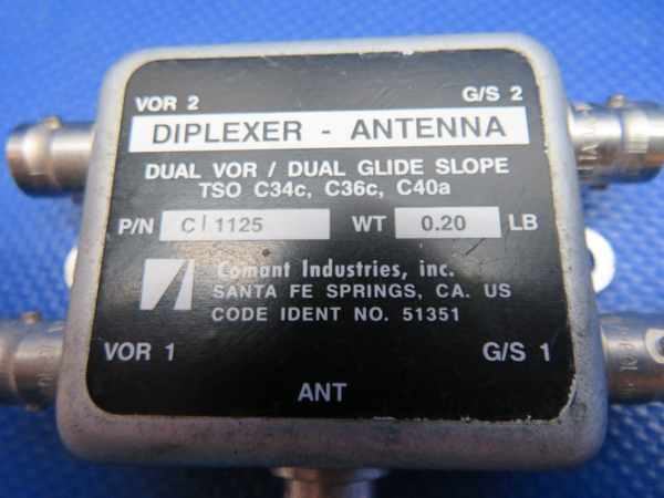 Comant Diplexer Antenna P/N CI1125 (0524-1516)