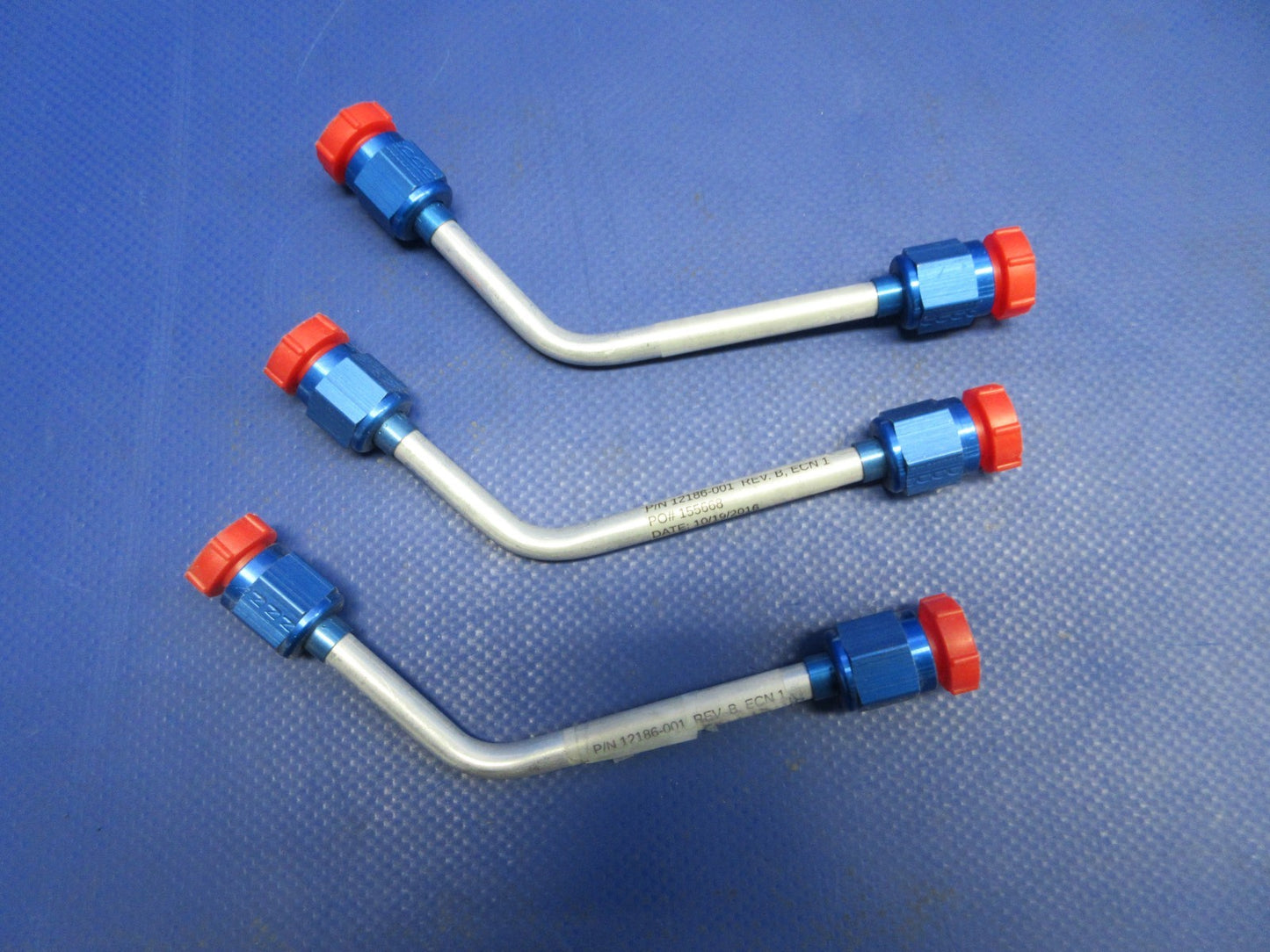 Cirrus SR20 Manifold LH Short Drain Tube P/N 12186-001 LOT OF 3 NOS (0326-982)4