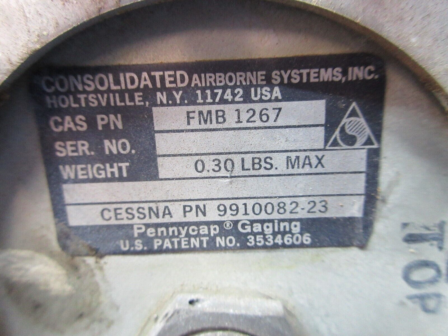 Cessna LH Fuel Level Transmitter w/ Mount P/N PAA700-13 WARRANTY (1224-1264)