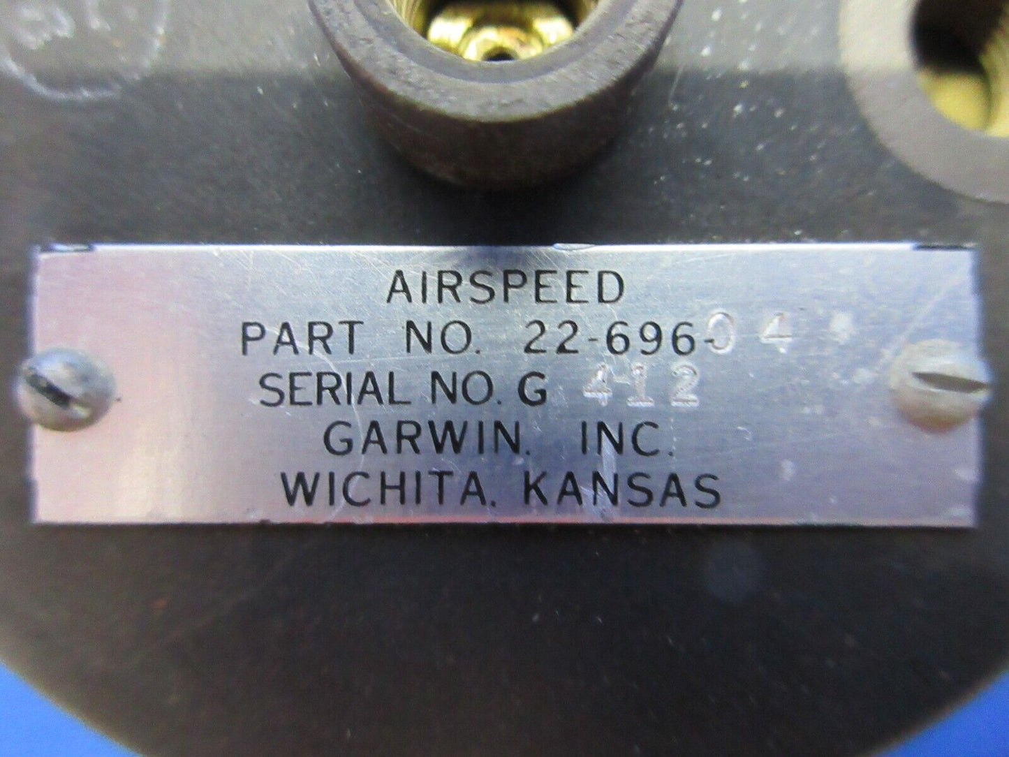 Early Cessna 210 Garwin Airspeed Indicator P/N 22-696-04 WARRANTY (1124-1257)