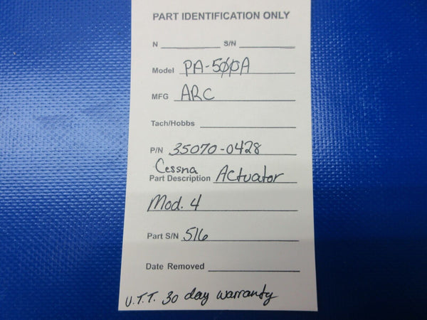 Cessna 310 / 310R ARC PA-500A Actuator Mod 4 P/N 35070-0428 WARRANTY (1224-1293)