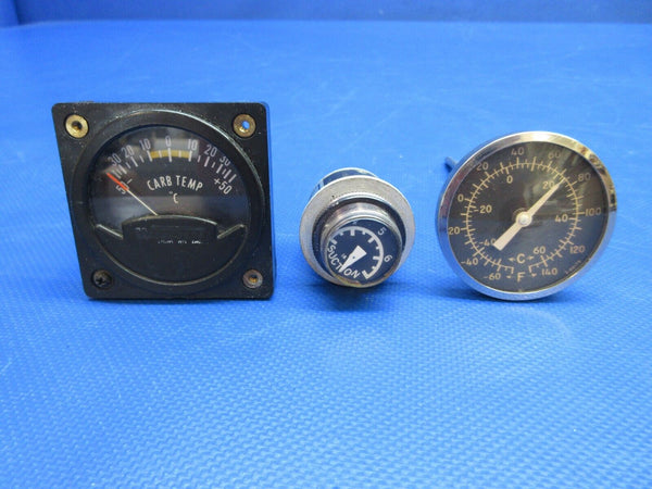 Beech /  Cessna Aircraft Instruments Man Cave / Decoration LOT OF 8 (0924-1388)