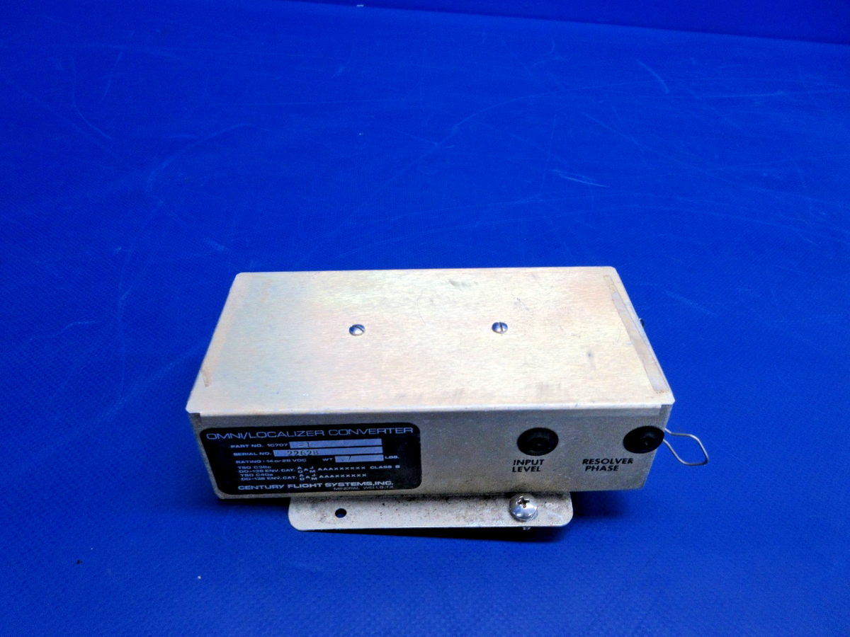 Century Flight Omni Localizer Converter 14/28V P/N 1C707-1 WARRANTY (0926-760)0
