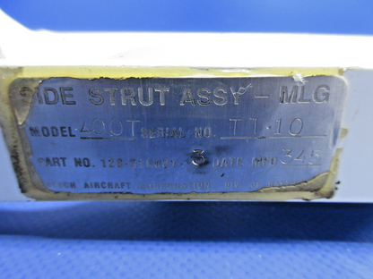 Beech Beech Jet 400 Main Gear LH Side Strut P/N 128-810081-3 (0326-711)3