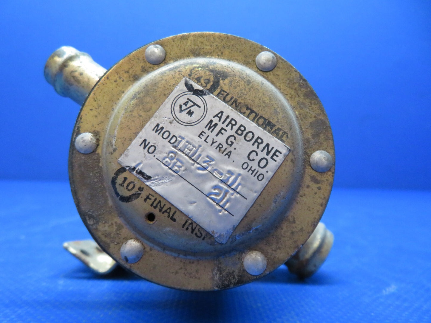 Airborne 1H43-14 De-Ice Control Valve 28v P/N 1E15-6 TESTED (0724-120)3
