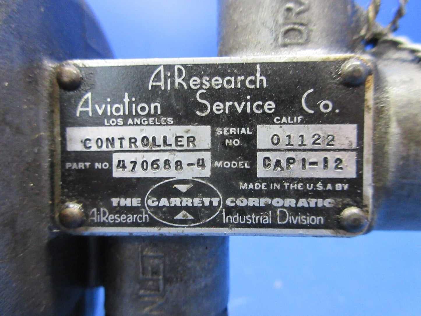 Piper PA-23-235 / 250 AiResearch Turbo Controller P/N 470688-4 (0824-1229)
