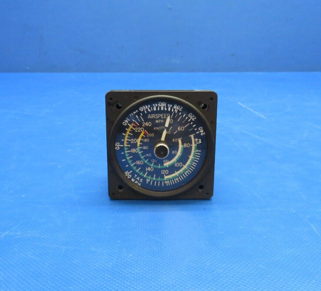 Bellanca 17-31A Airspeed Indicator P/N EA-5175-ITL-BEL WARRANTY (0824-1762)