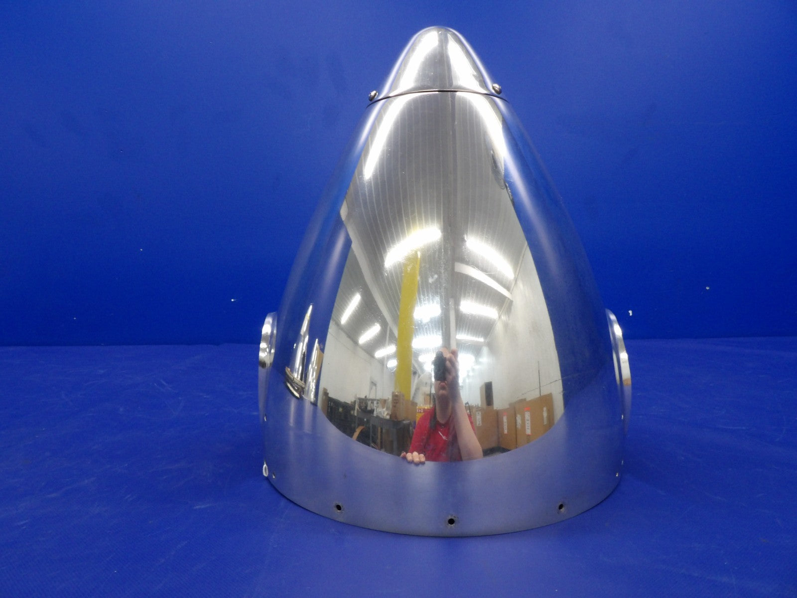 Beech Hartzell Polished 2-Blade Propeller Spinner Dome P/N C2445-1P (0226-2026)4