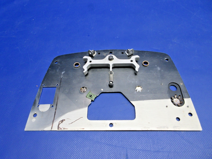 Beech D95A Travel Air Fuel Selector Valve Cover Plate P/N 96-920011-11 (0326-7592