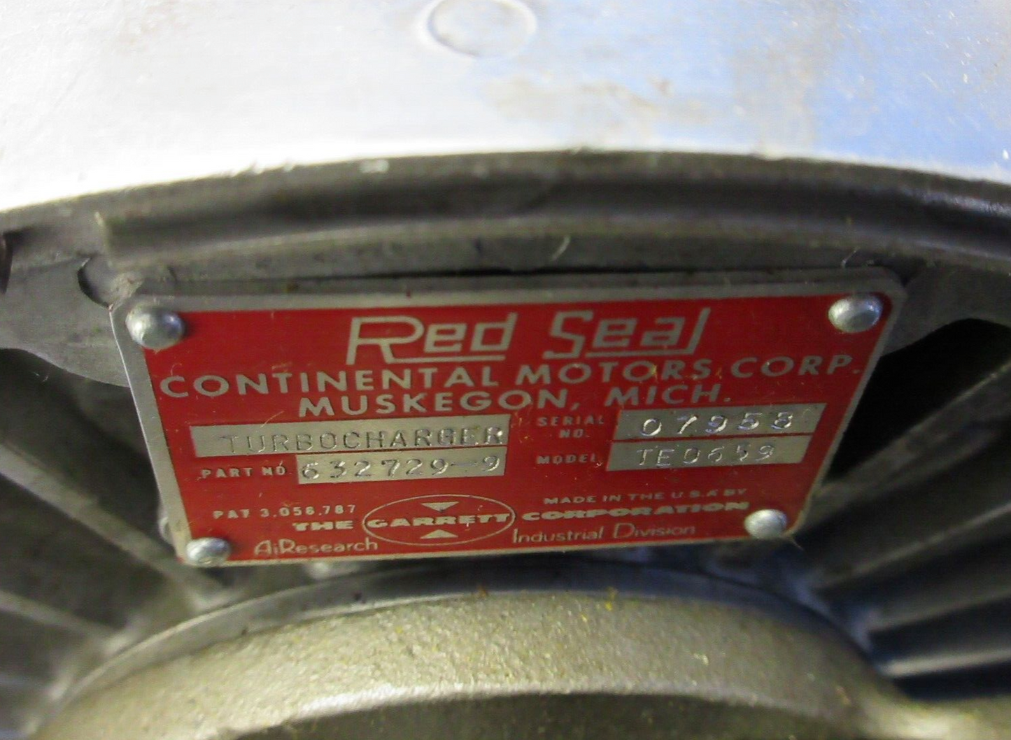 Garrett Turbocharger P/N 632729-9 CORE (1224-2078)