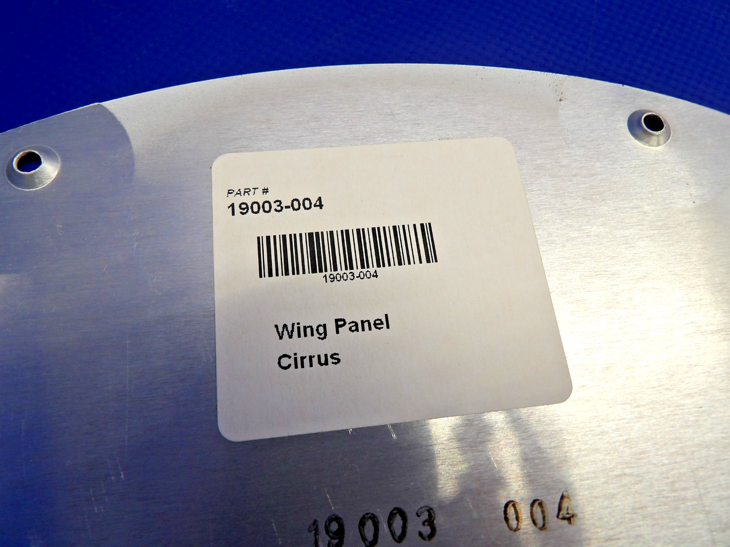 Cirrus Wing Access Panel P/N 19003-004 NOS (0326-1225)3