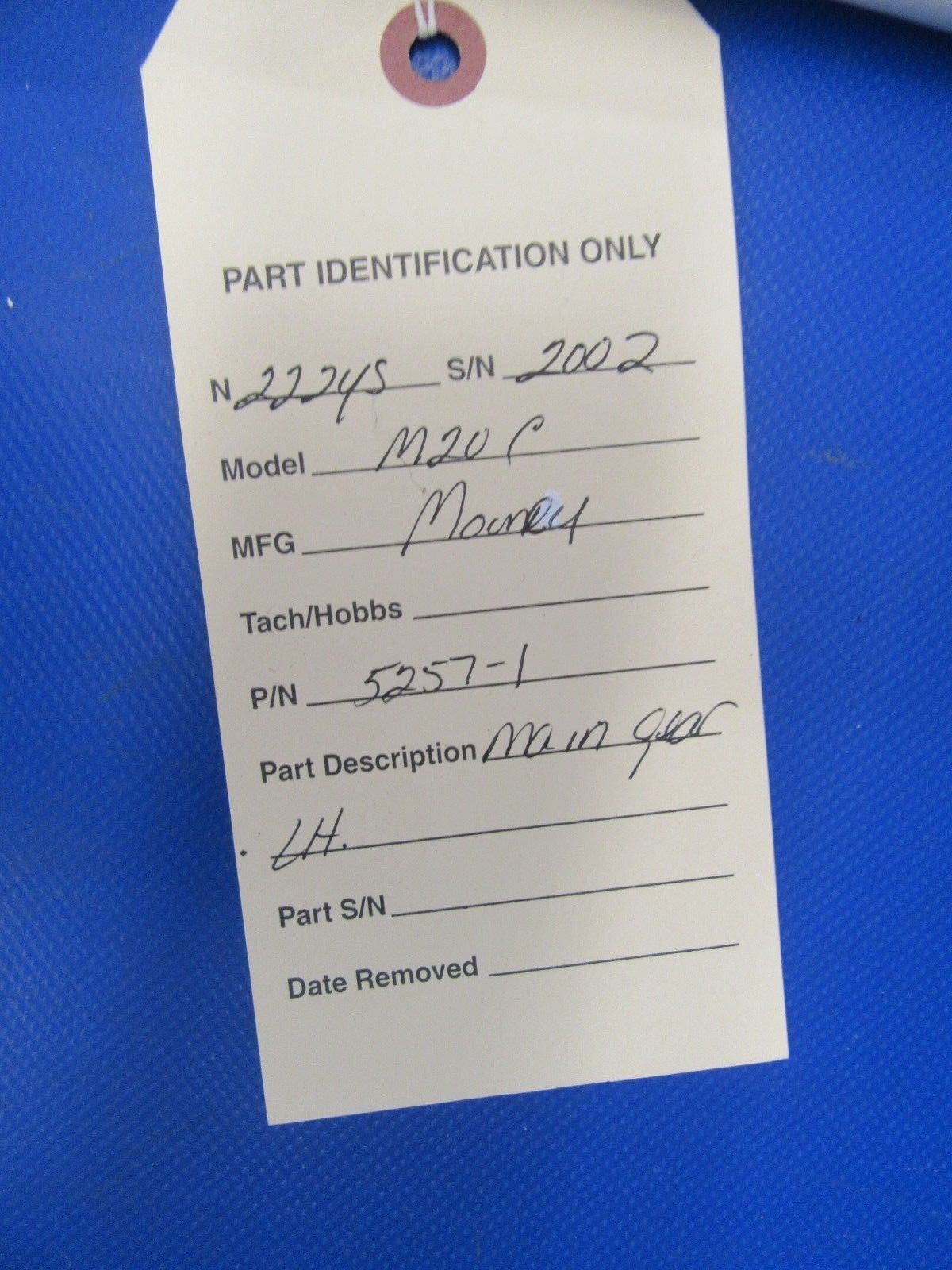 Mooney M20C Main Gear LH P/N 5257-1 (1018-227)