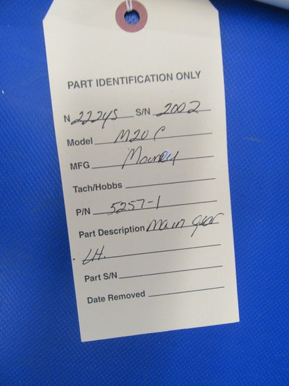 Mooney M20C Main Gear LH P/N 5257-1 (1018-227)