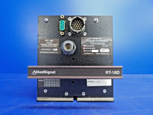 Allied Signal RT-18D Flitefone FM Transceiver P/N 400-0125-2000 NOS (0426-1372)0