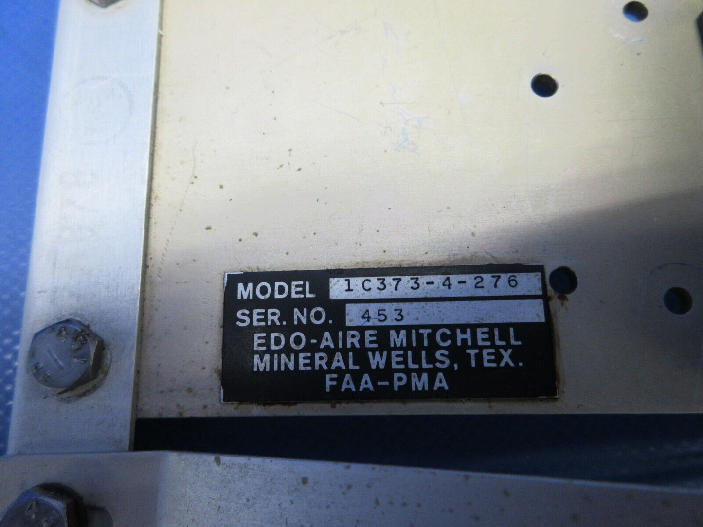 Edo-Aire Mitchell Servo & Bracket P/N 1C373-4-276 w/ Warranty (0524-1299)