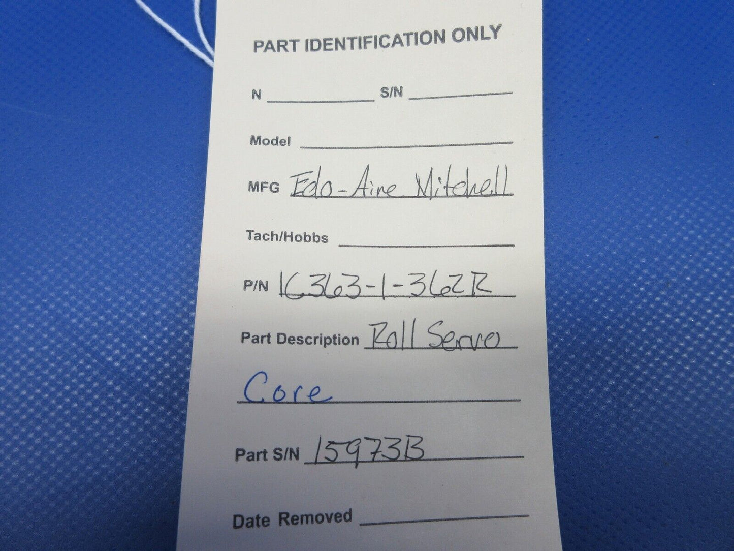 Edo-Aire Mitchell Roll Servo P/N 1C363-1-362R CORE (0424-1156)