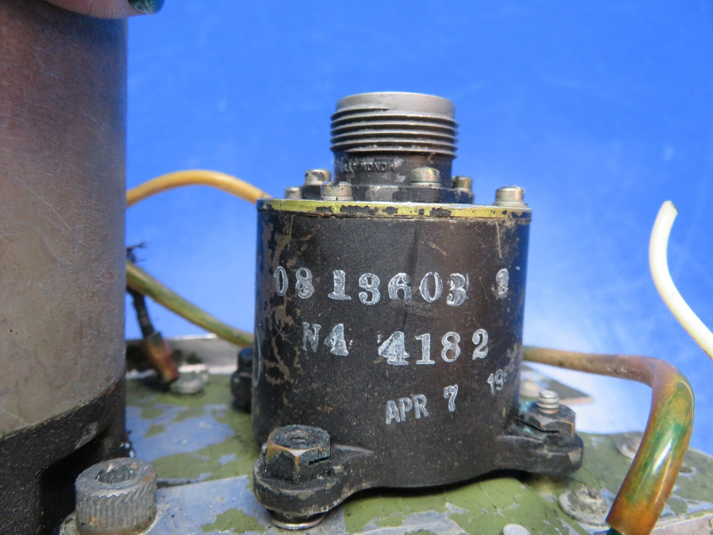 Cessna 310 GE Flap Motor & Transmission 24V P/N 0861505-10, 0813603-2 (1119-337)14