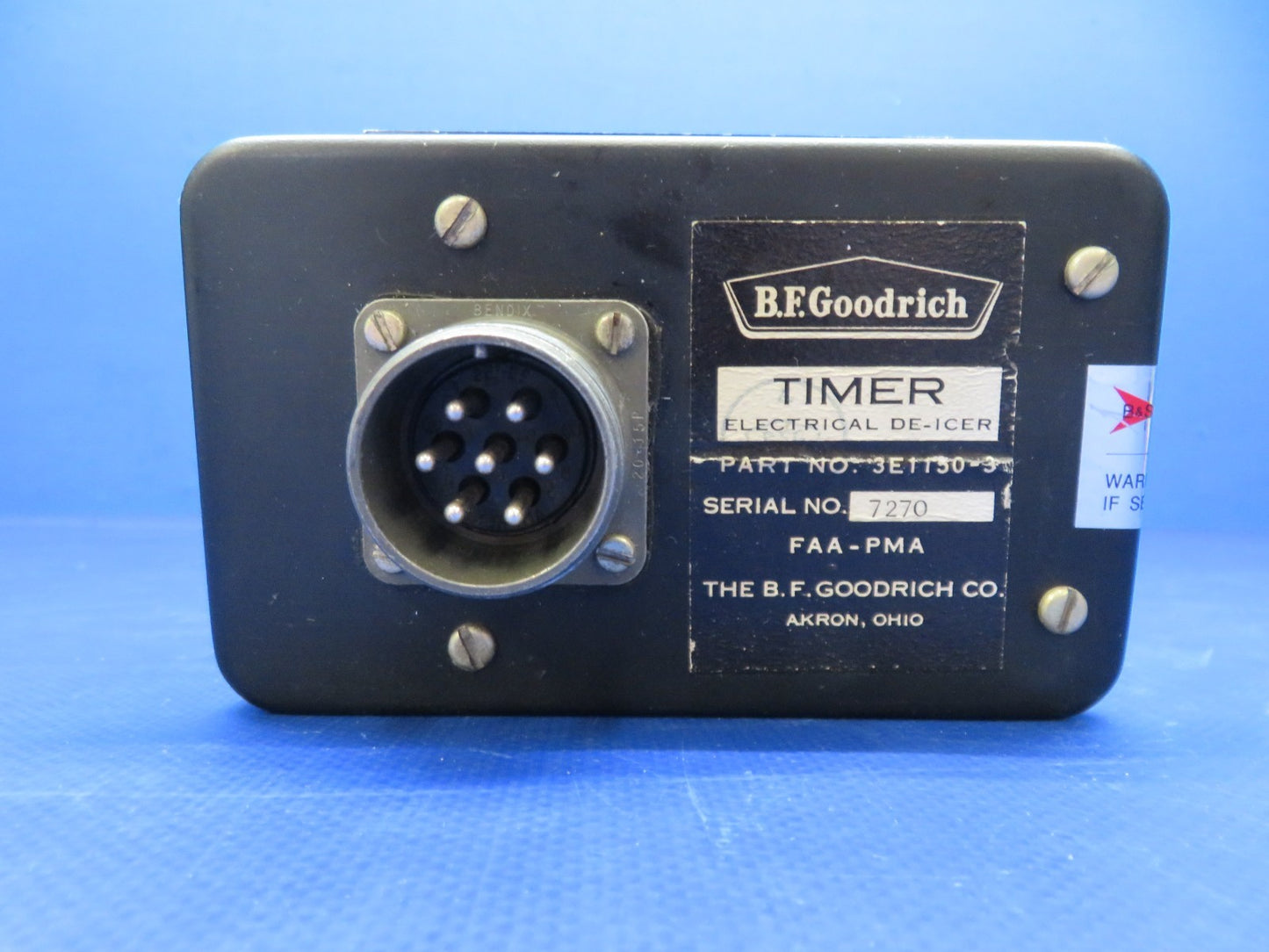 Cessna 421 B.F. Goodrich Electrical De-Ice Timer P/N 3E1150-3 TESTED (0426-112)7