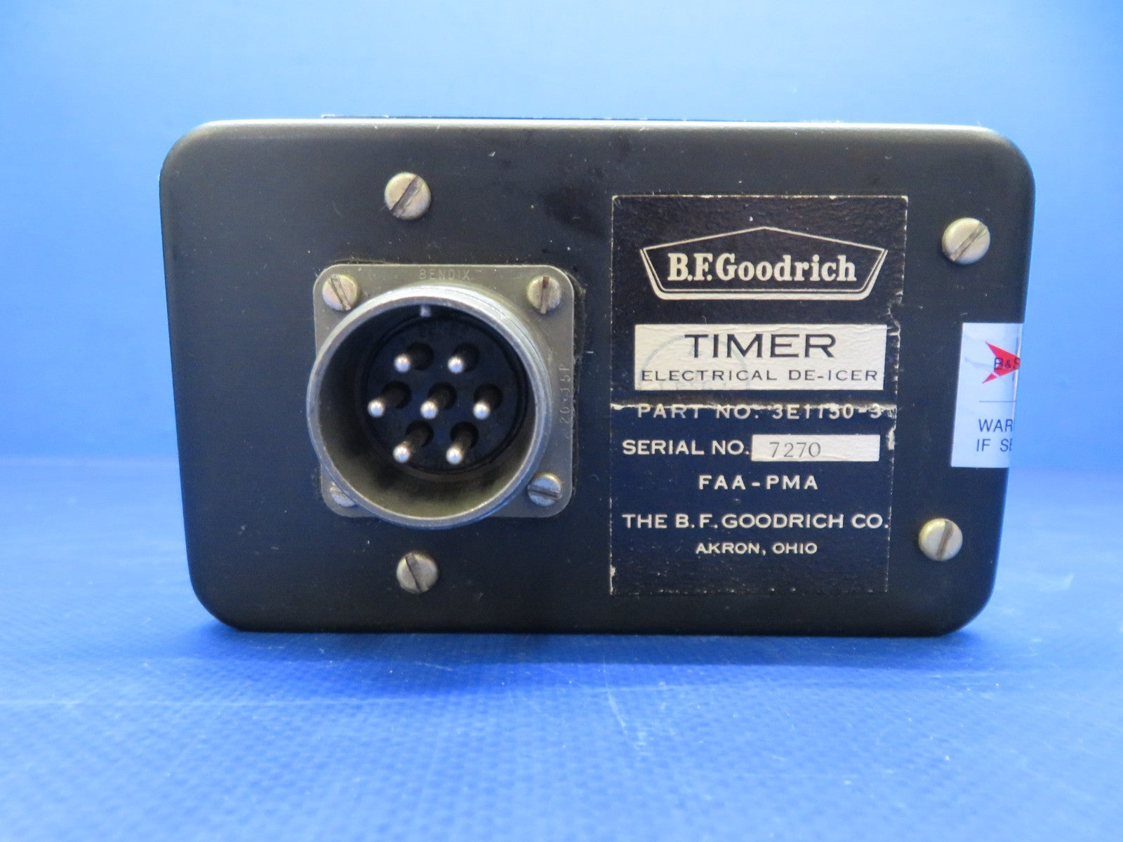 Cessna 421 B.F. Goodrich Electrical De-Ice Timer P/N 3E1150-3 TESTED (0426-112)7