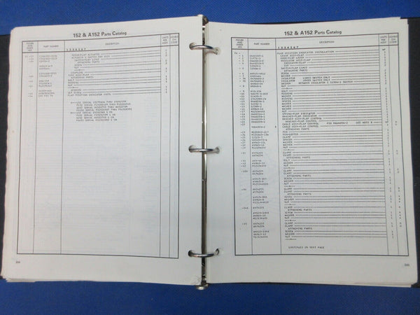 Cessna 150 1978 thru 1985 Parts Catalog Reprint P/N P657-1-12 (1024-1240)