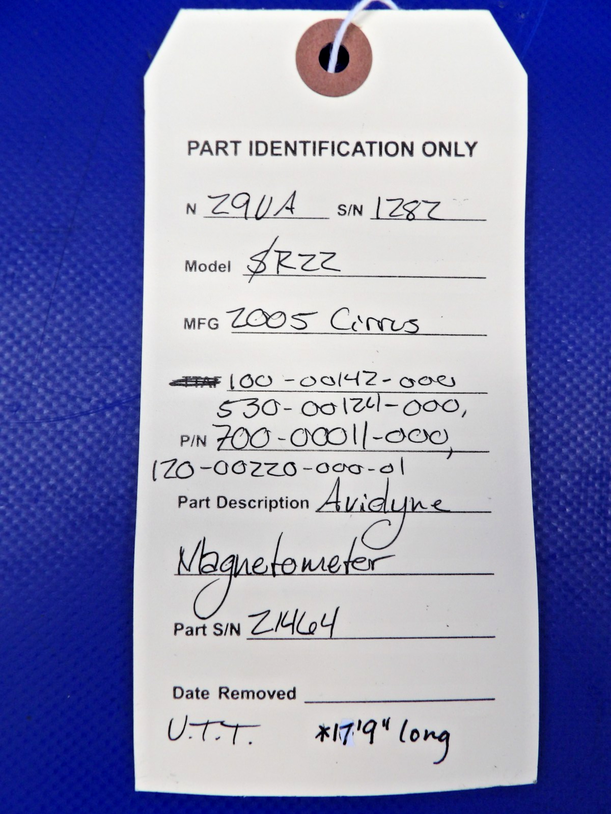 Cirrus SR22 Avidyne Magnetometer P/N 700-00142-000 WARRANTY (0826-1342)10