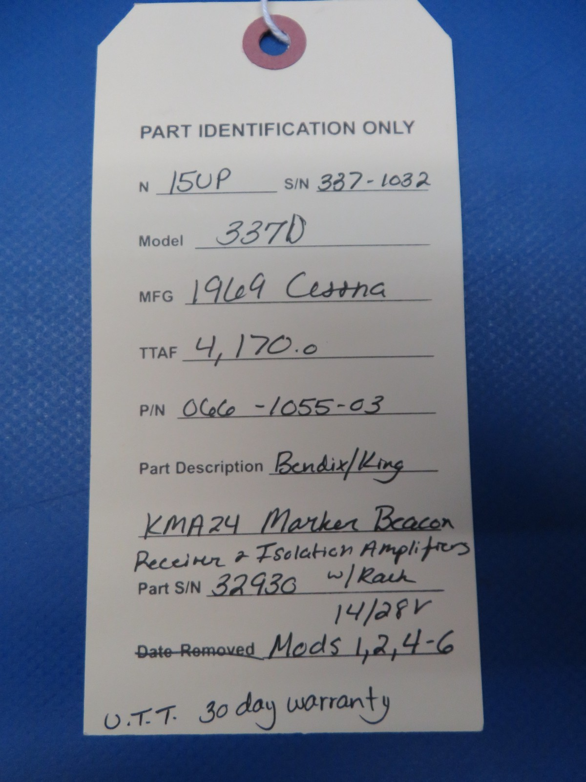 Bendix/King KMA24 Marker Beacon Receiver 14/28v 066-1055-03 WARRANTY (0725-210)15