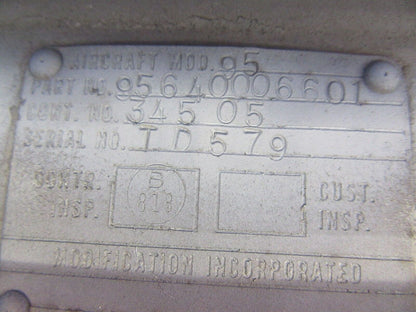 Beech D95A Travel Air Vertical Stabilizer P/N 95-640006-601 (0424-06)