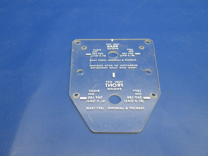 Cessna 337 Fuel Selector Glass Assembly P/N 1516211-9 (0324-1244)