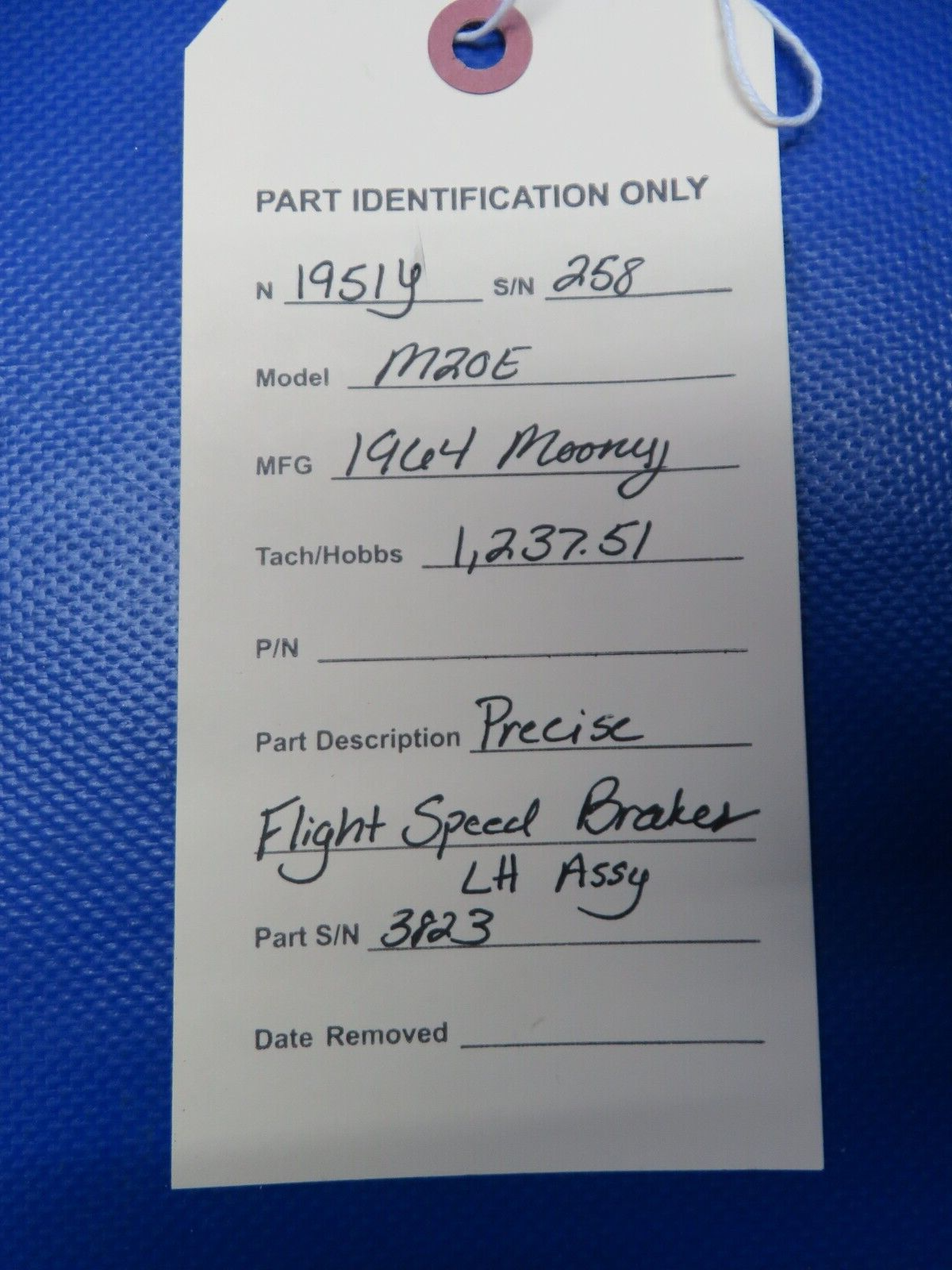 Mooney M20 / M20E Precise Flight Speed Brake LH Assy (0424-165)