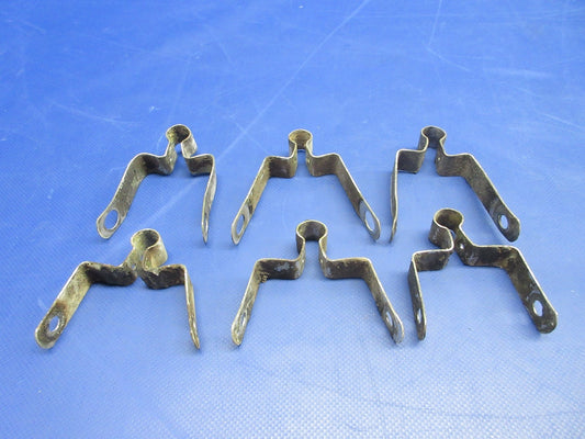 Piper PA-28-140 Cherokee Brake Fluid Hose Clip P/N 63332-03 LOT OF 6 (0626-730)0
