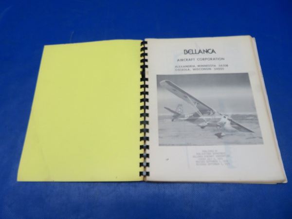 Bellanca Champion Citabria Service Manual 7ECA, 7GCAA, 7GCBC, 7KCAB (1024-191)