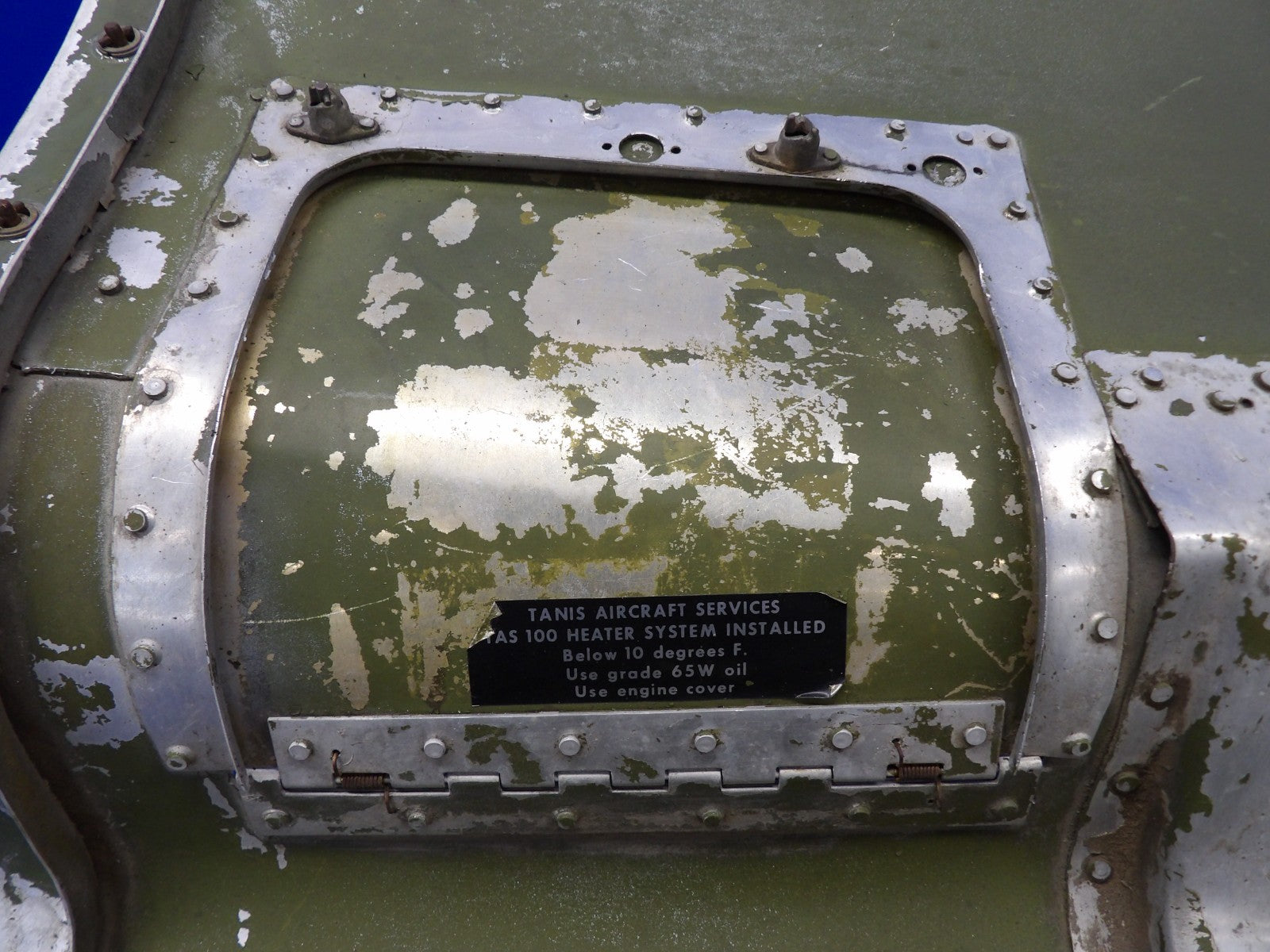 Cessna 421 Upper Left Hand Engine Cowl P/N 5121002-201 (0726-1243)12