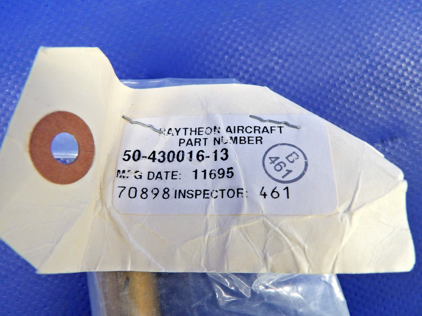 Beech King Air Main Door Latch w/ 8130 P/N 50-430016-13 NOS (0326-1239)3