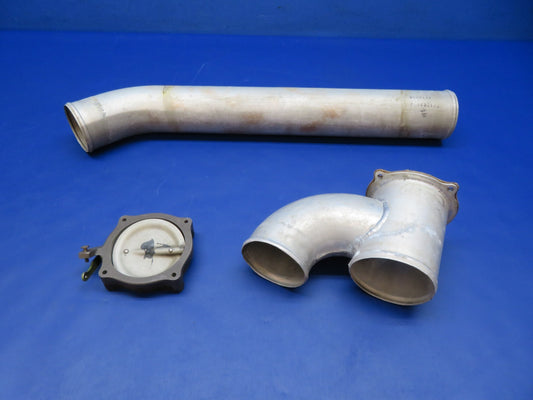 Cessna 421 Fresh Air Duct, Inlet Duct & Shut Off Valve P/N 5117238-4 (0326-198)0