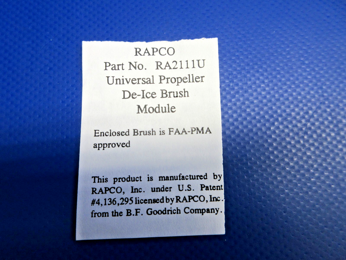 Rapco Propeller De-Ice Bush Module P/N RA-2111U NOS (0426-851)1