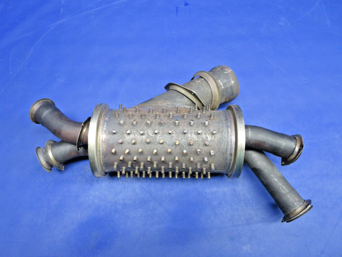 Mooney M20 / M20E Ball Stud Exhaust Muffler P/N 850-2 (0926-835)7