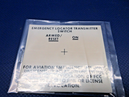 Beech King Air B200 Assorted Decals P/N 101-560096-7 NOS (0426-801)9