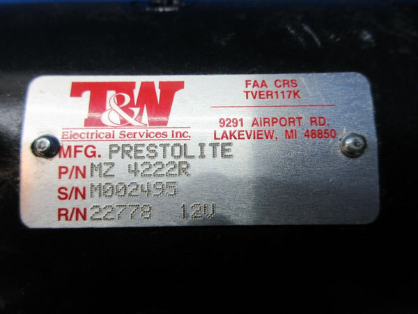 Piper PA-28-181 Archer Prestolite Starter 12v P/N MZ4222R CORE (1024-1388)