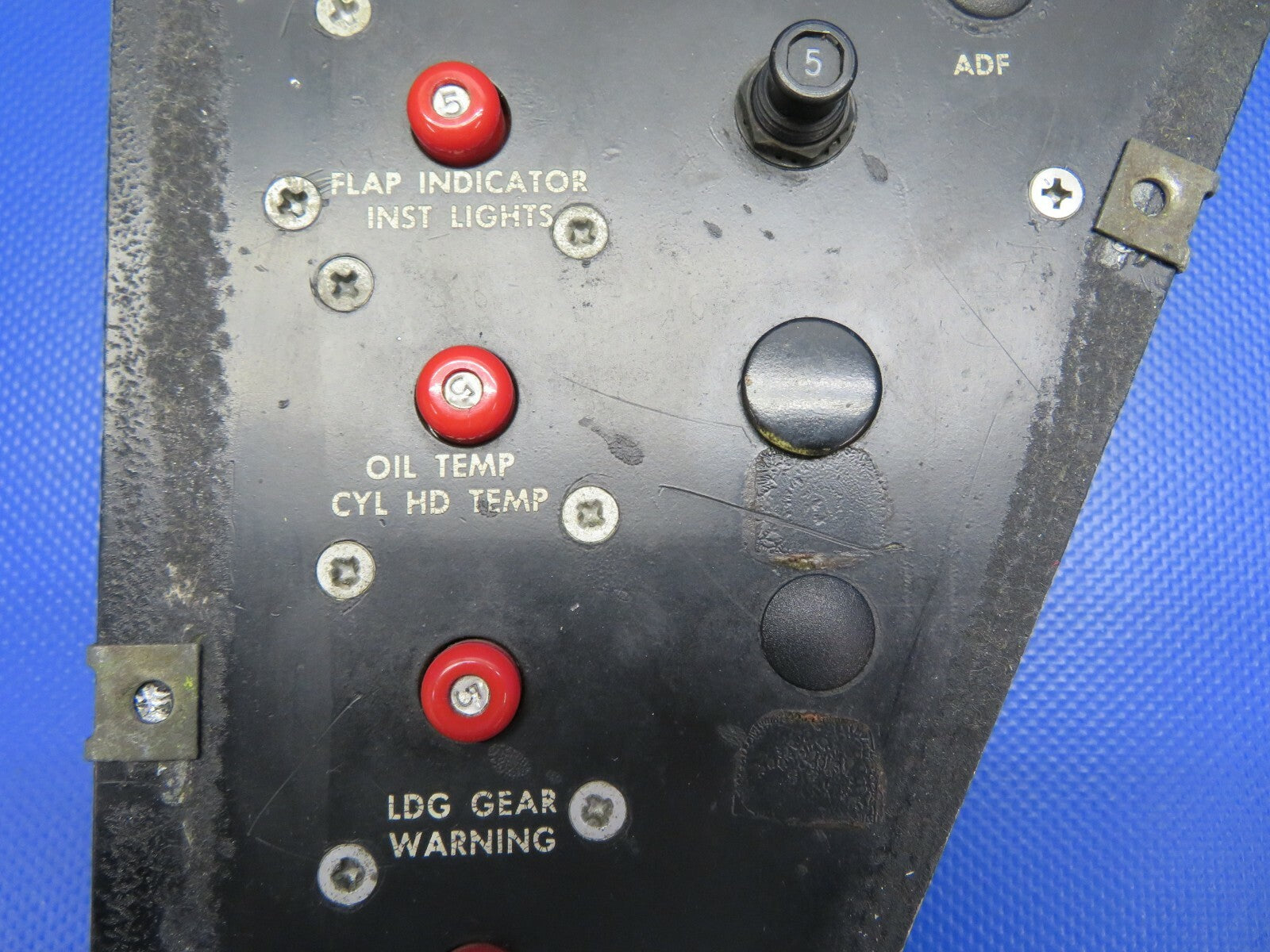 Beech N35 Bonanza Push to Reset Circuit Breaker Panel (1220-522)4