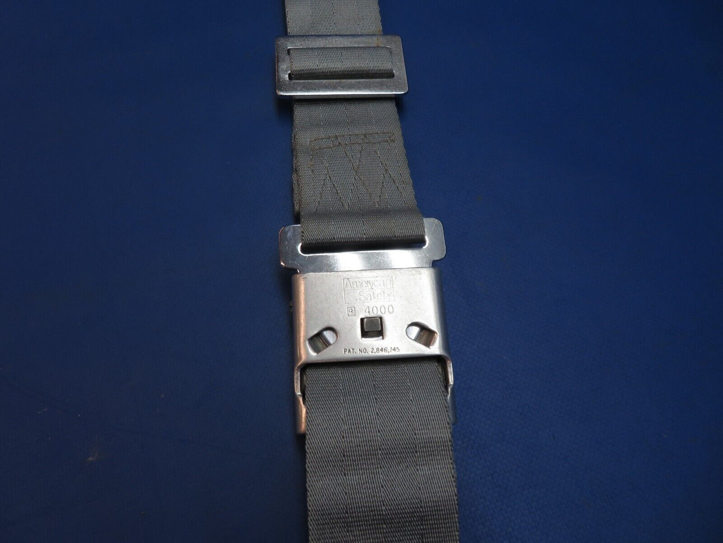 Am-Safe Lap Belt - Grey P/N 501301-401 (0523-963)