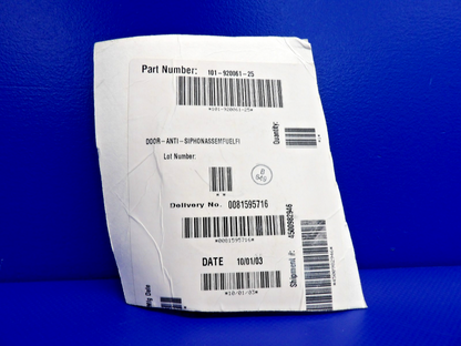 Beech Anti-Siphon Fuel Door P/N 101-920061-25 NOS (0326-1244)4