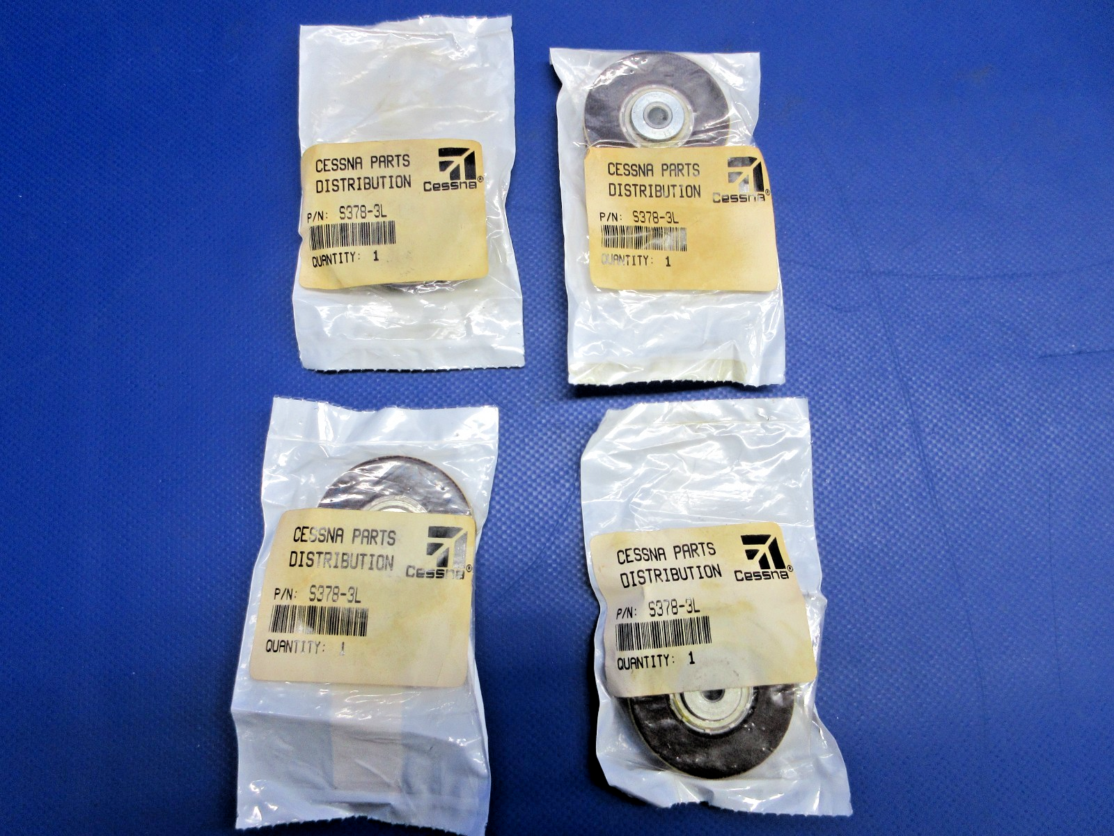 Cessna Aileron Control Pulley P/N S378-3L LOT OF 4 NOS (0426-726)1