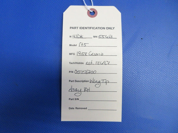 Cessna 175 Wing Tip Assy RH P/N 0523700 (0524-2124)
