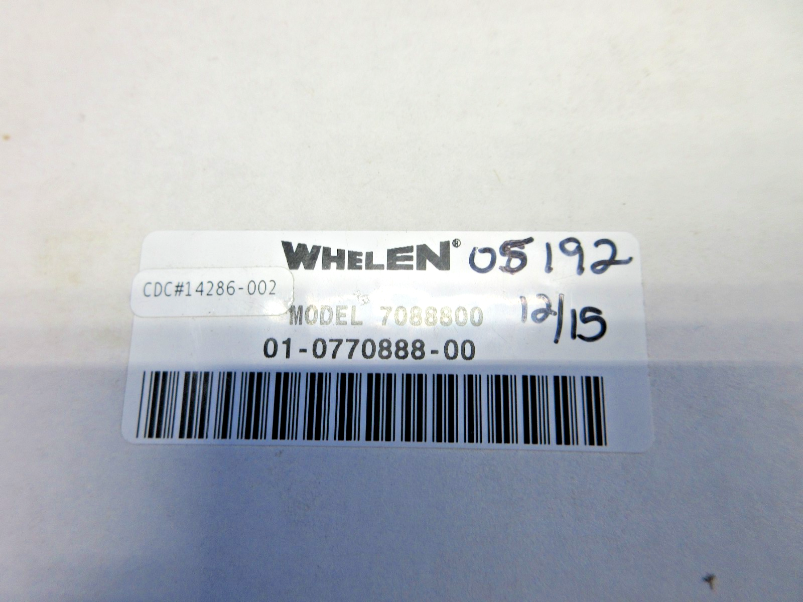 Whelen 7088800 Aviation Strobe Power Supply 28V P/N 01-0770888-00 NOS (0326-969)2
