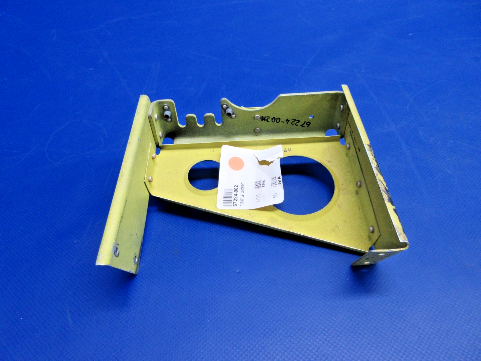 Piper PA-28 / -28R Throttle Control Quadrant Bracket P/N 67224-02 NOS (0426-732)4