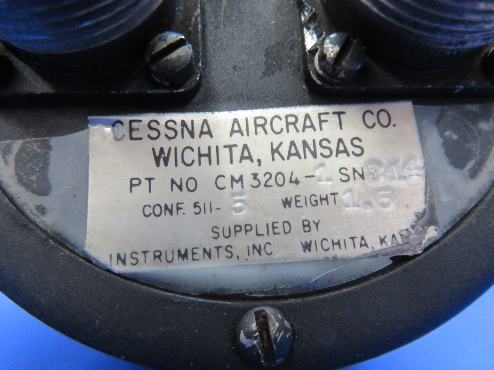 Cessna 421 Dual Tachometer w/ Connectors P/N CM3204-1 WARRANTY (0326-239)1