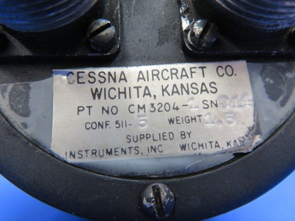 Cessna 421 Dual Tachometer w/ Connectors P/N CM3204-1 WARRANTY (0326-239)1