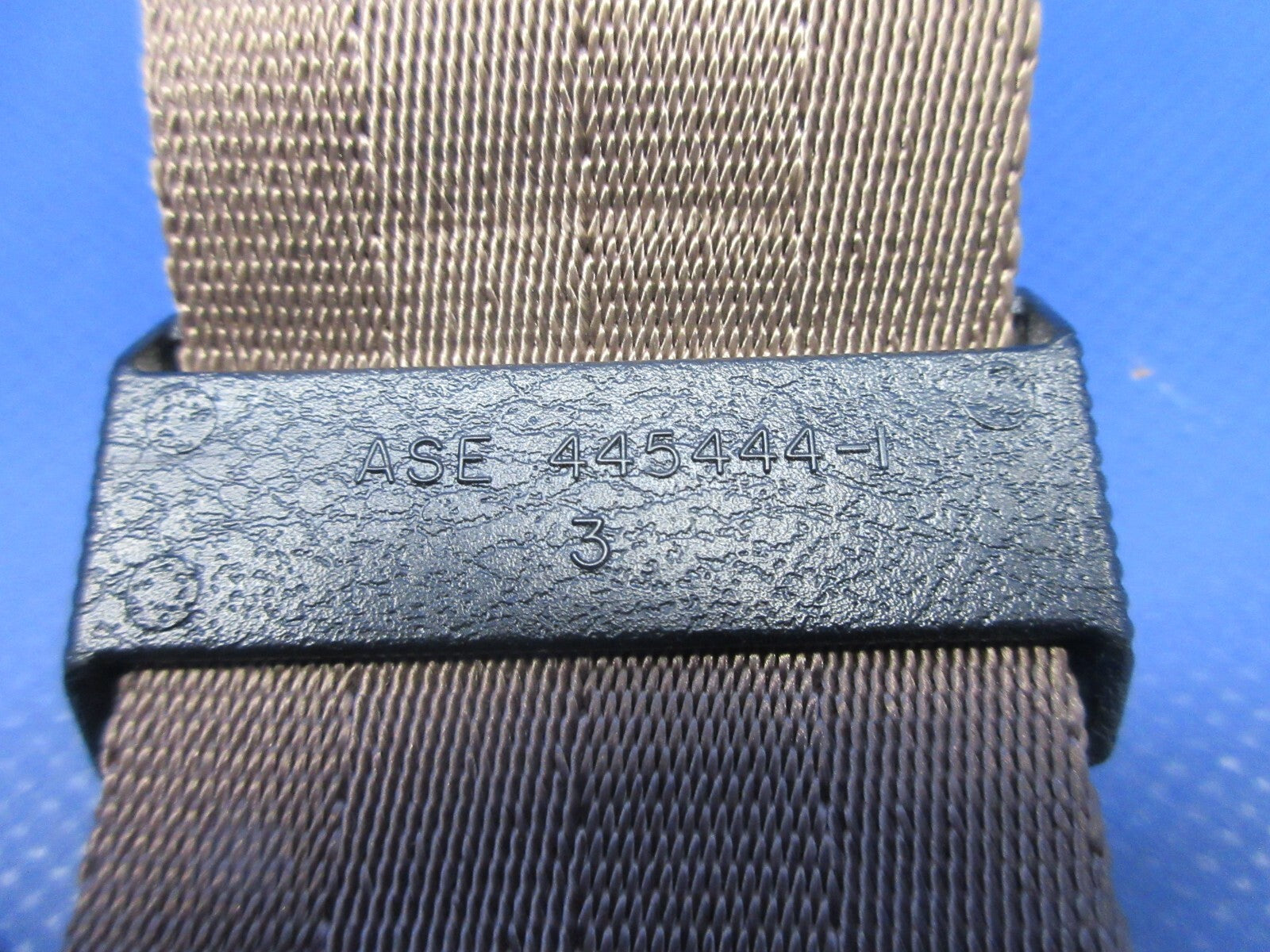 Beech Aircraft Lap Belt Half P/N 500782-11 (1124-787)7