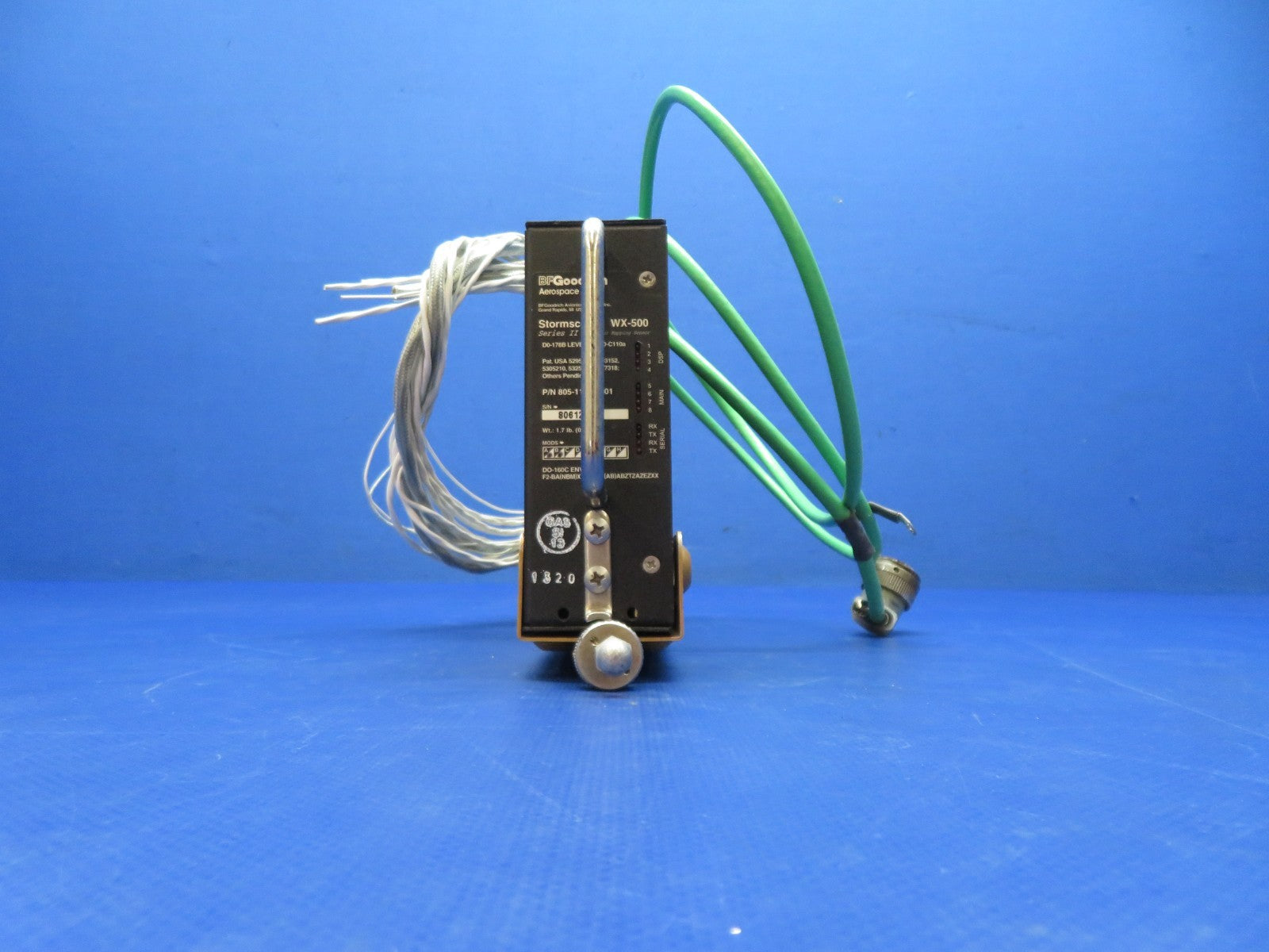 Cessna 421 B.F. Goodrich Stormscope WX-500 P/N 805-11500-001 WARRANTY (0426-143)7